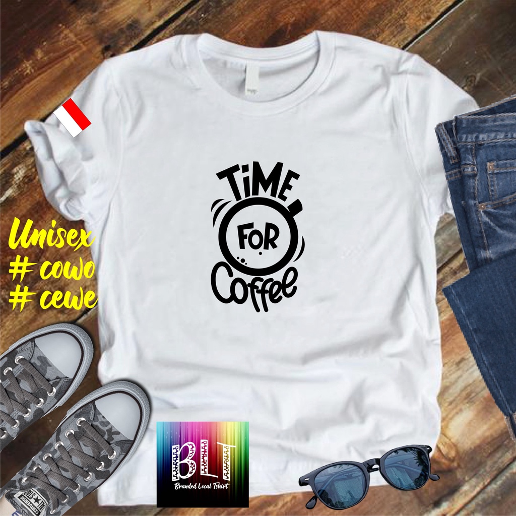 Cod/Kaos TIME FOR COFFEE BENDERA/Kaos Terlaris Kualitas Terjamin Kaos Pria Distro Hits2022/Kaos Murah Kaos Cotton 30s Kaos katun/Kaos Bergambar Kaos Distro Kaos Pria Dan Wanita Kaos Kata2 Lucu Kaos Viral/Kaos Promo/Best Seller