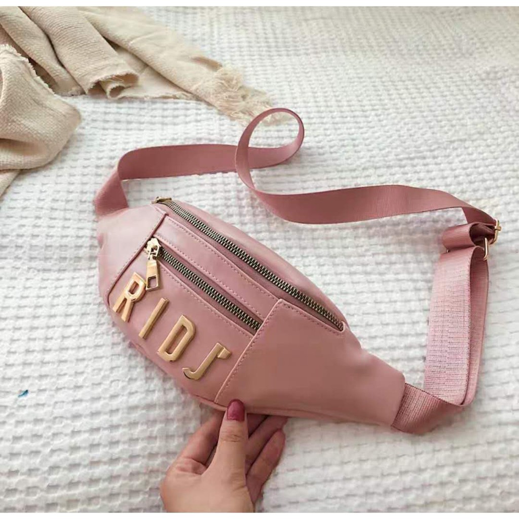 TFT AX9924 92614 AX614 T02 (1kg bisa 5 tas ) Tas Pinggang Pink WAISTBAG wanita import Tas Tangan Pertama