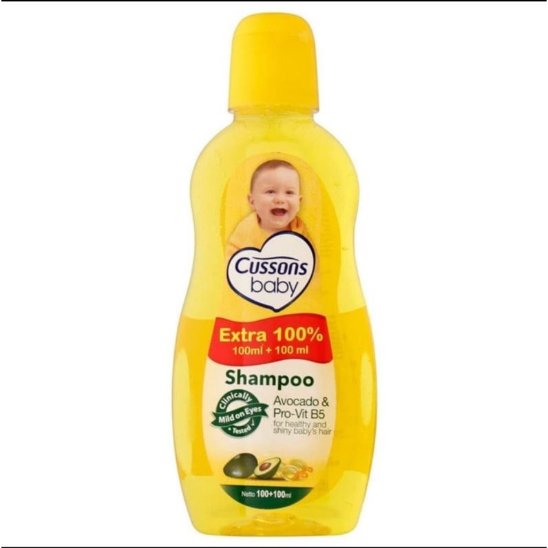 Cussons Baby Shampoo 100ml+100ml (200ml)/Shampo Bayi/Perawatan Rambut Bayi dan Anak