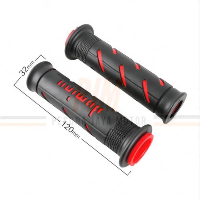 New Handgrip Motor Handgrip Domino Garis Universal Nmax,Aerox,Pcx,Vario,R15,Vixion,Cbr150r,Ninja Dll