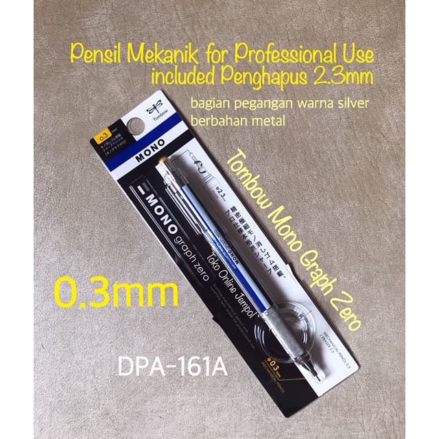 

ATK0735TW STRIP 0.3mm Pensil Mekanik Tombow Mono Graph Zero DP161A promo