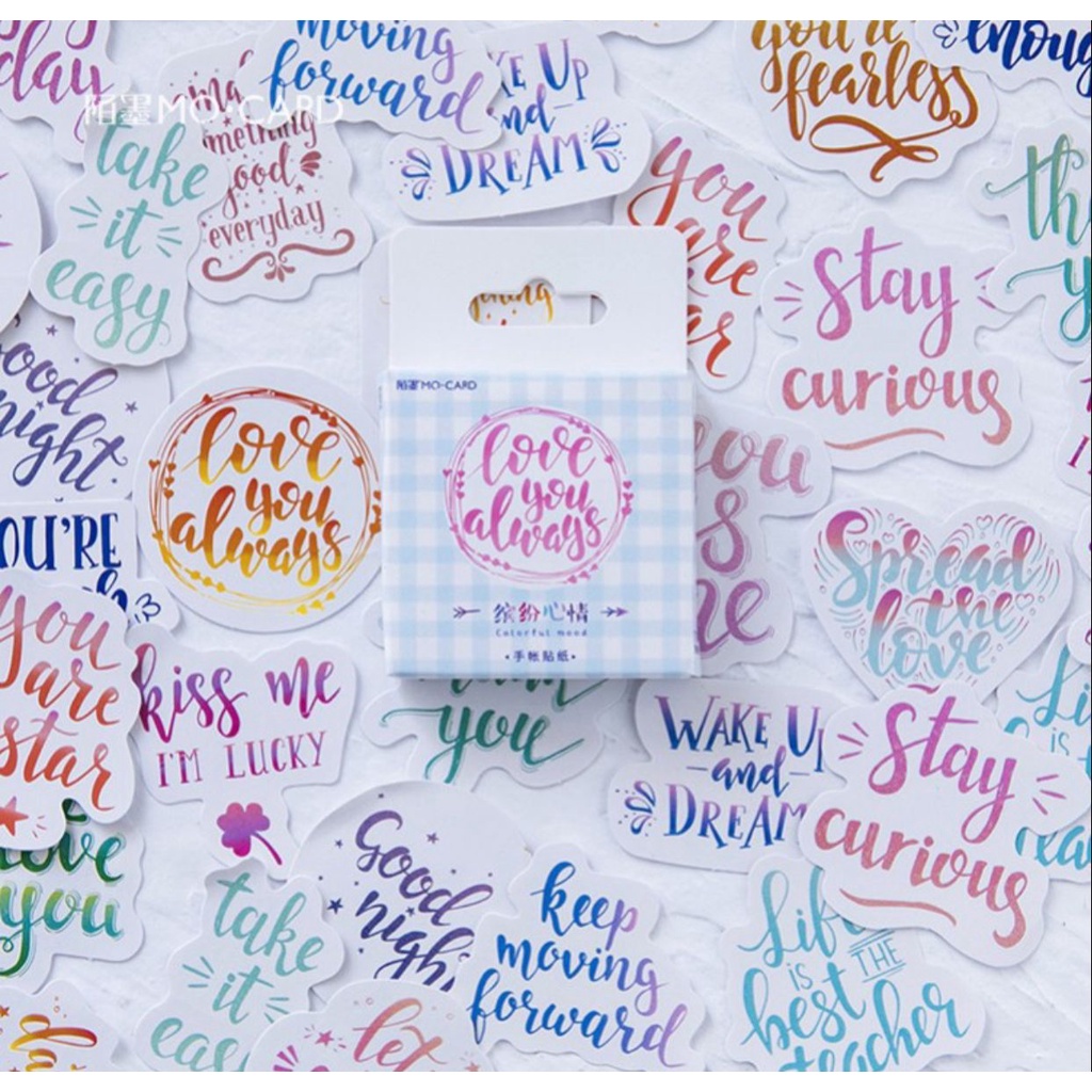 

Stiker Motif Alfabet Inggris untuk Scrapbook / Jurnal / Diary