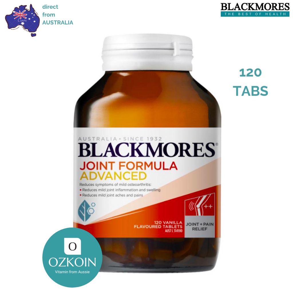 Blackmores Joint Formula Advanced 120 tabs (AU STOCK) untuk sendi