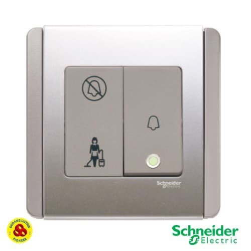 SCHNEIDER Saklar Bell Clean Up NEO E3031VBPDM GS with Do Not Disturb