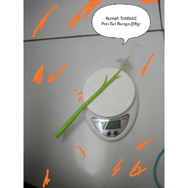 

8gr 1pc Pen Gel Bunga iPen Youmei Yoeker Hitam Isi Pulpen Refill Ballpoint Standard Spidol Snowman