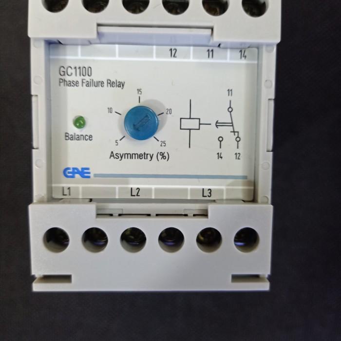Jual Relay New Pfr (Phase Failure Relay) Gc 1100 Gae Shopee Indonesia