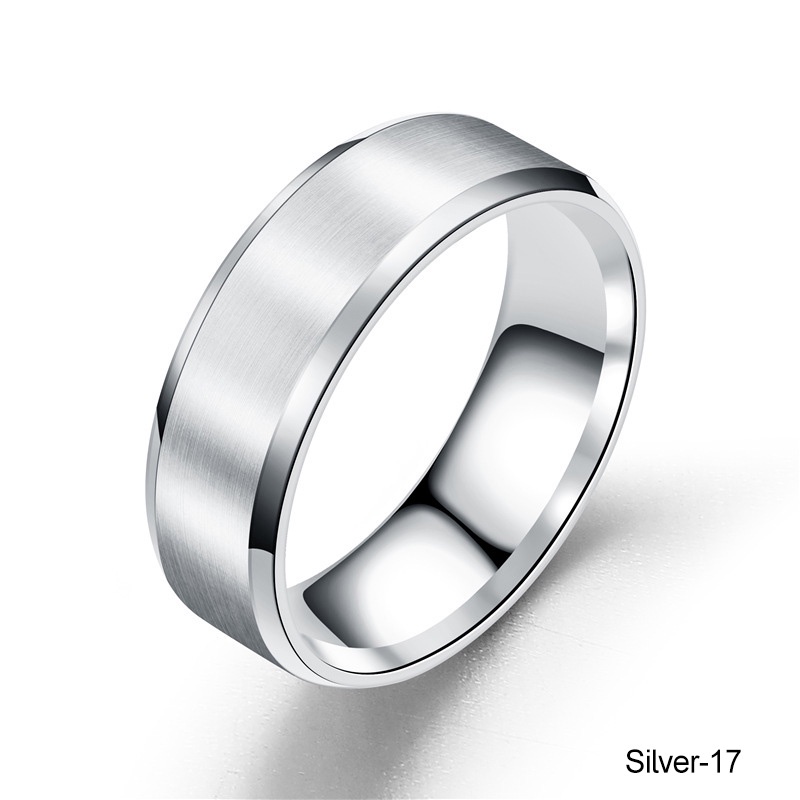 COD✨Cincin Titanium Steel Pria Korea Anti Luntur Aan Anti Karat Vintage Fashion Rings Hitam Emas  Impor Murah Aksesoris Perhiasan