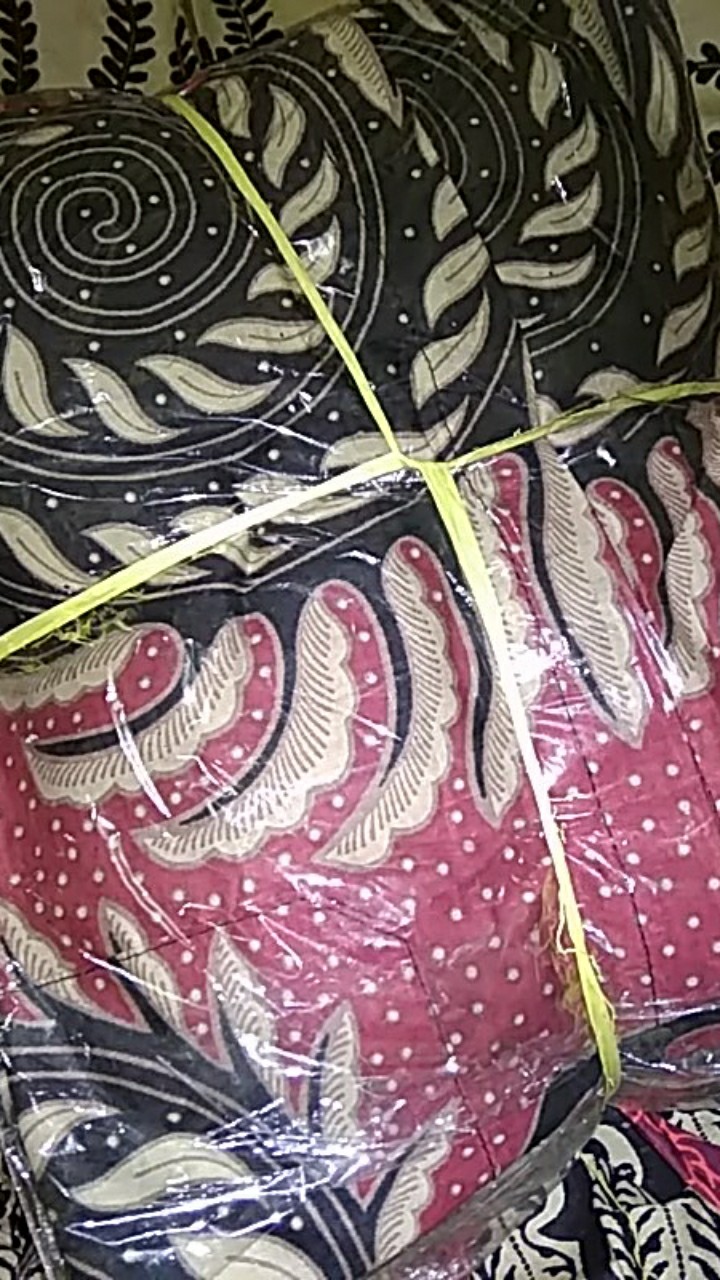 Batik Couple Keluarga Sania Ruffle Ori Ndoro Jowi Dnt Dimensi Merah