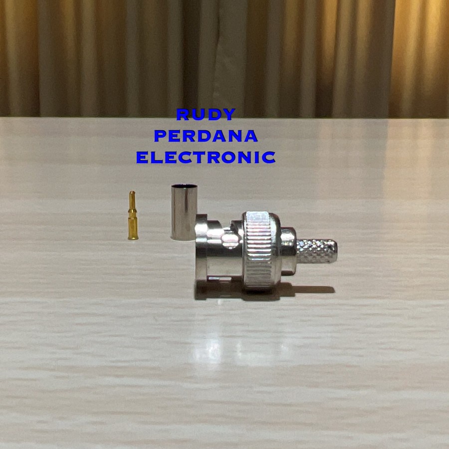 JACK BNC MALE LAKI COWOK KONEKTOR CONNECTOR CRIMPING RG58 RG 58