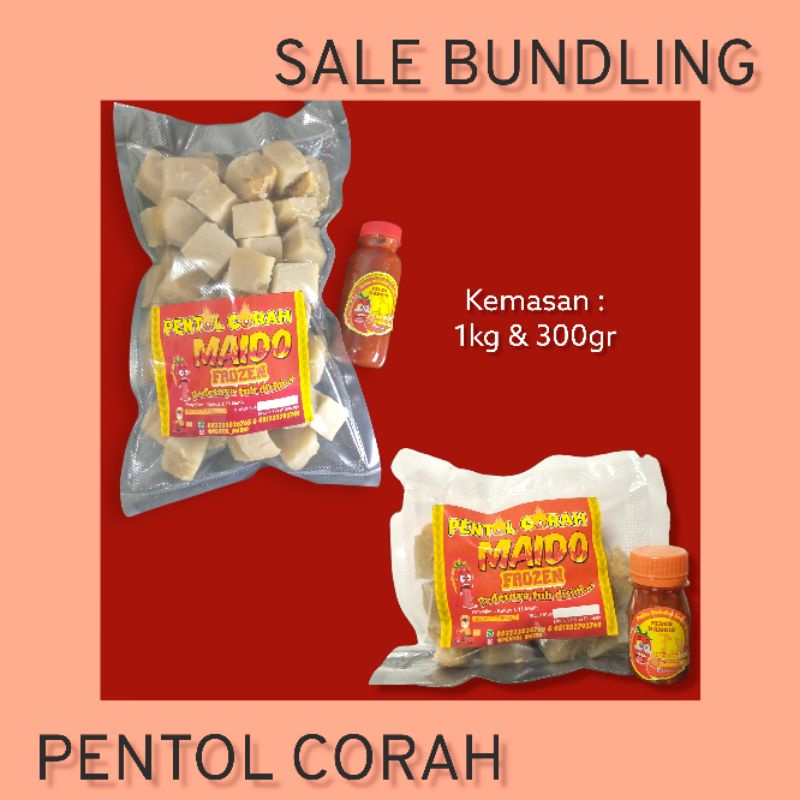 

BUNDLING Pentol Corah 300gr & 1kg