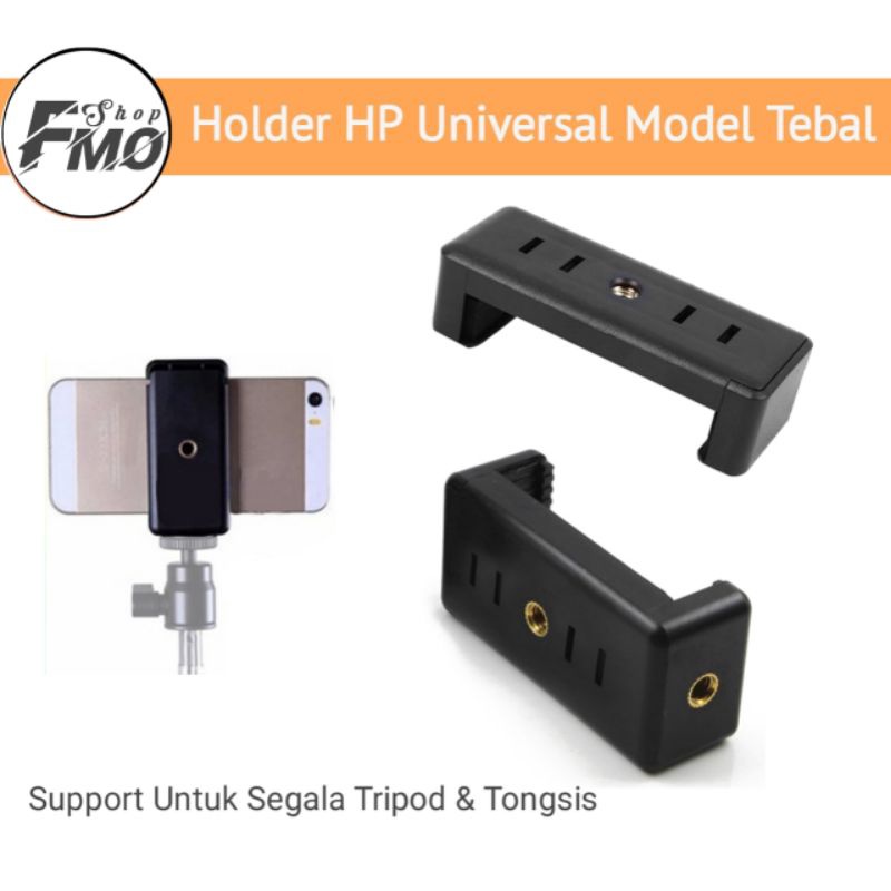 Holder L Clamp Holder L Universal Smartphone Holder Universal Untuk Tripod Tongsis Penjepit HP Foto