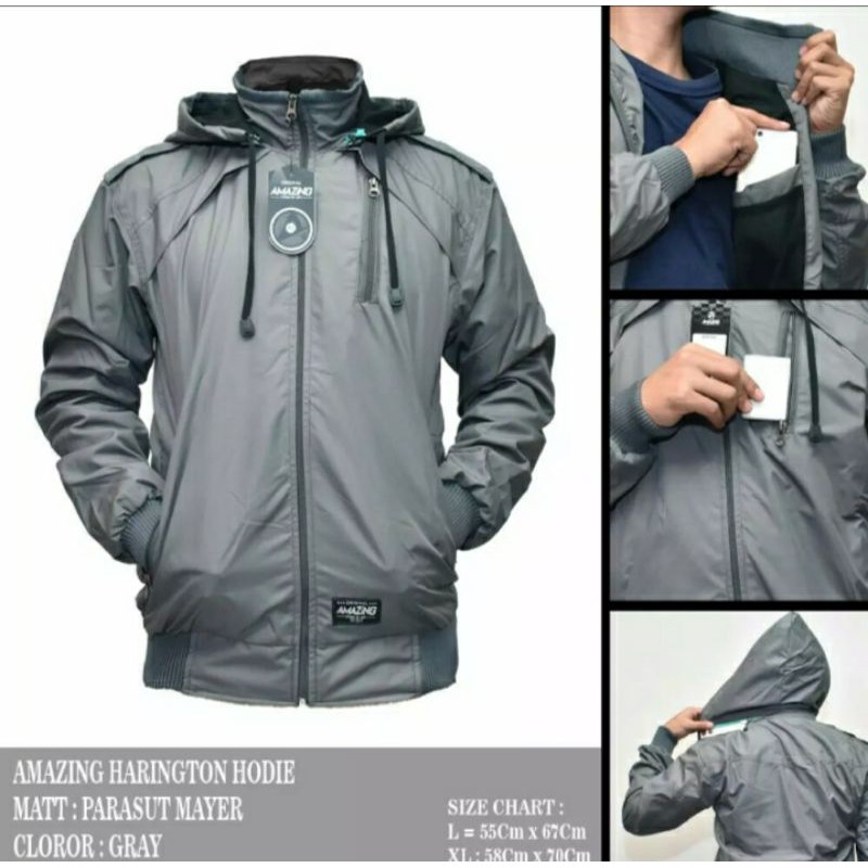 JAKET PARASUT, BISA BUAT SERAGAM KANTOR