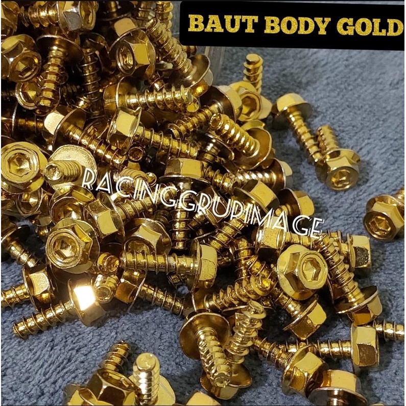 baut body yamaha baut body gold two tone bahan stanlist