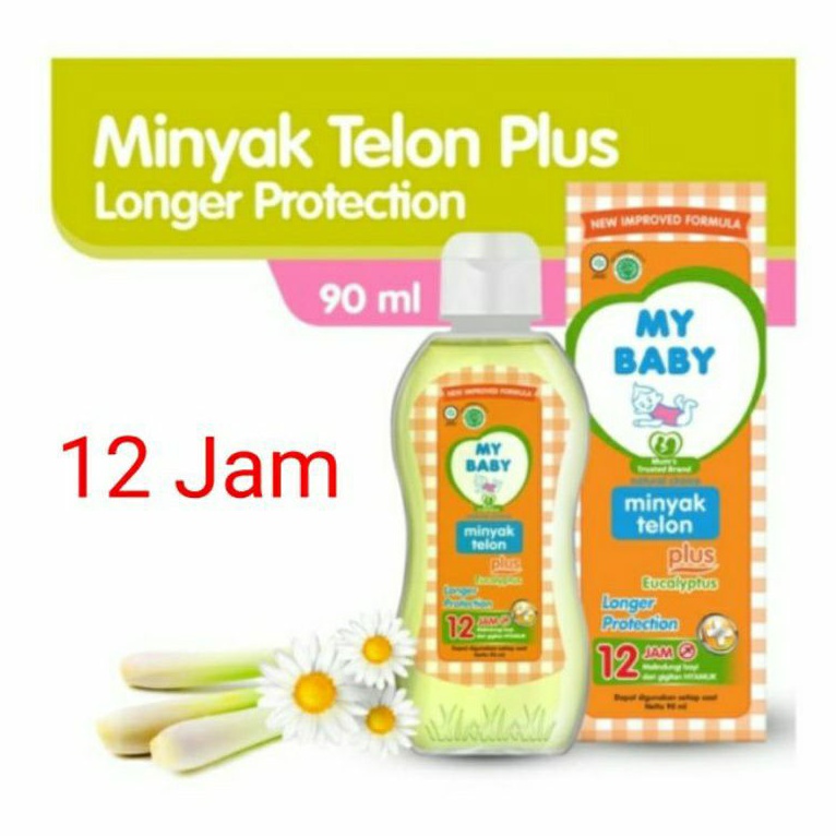 MY BABY Minyak Telon Plus Eucalyptus Lavender 150ml, 90ml, 60ml, 30ml | 8 Jam | 12 Jam Telon Anak / Bayi / Balita