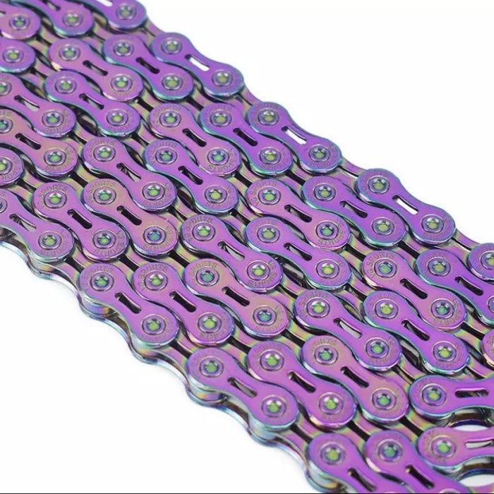 Rantai Sepeda VG Sport 10 speed Rainbow half Hollow bicycle chain