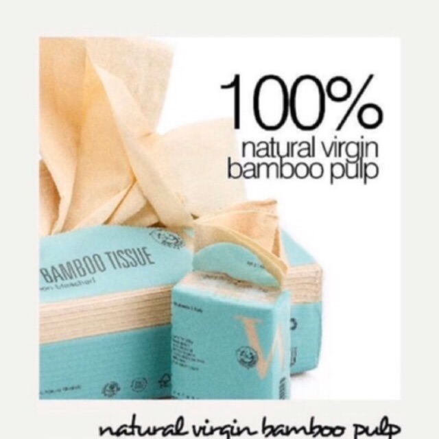 Wateru Premium Bamboo - Pocket Tissue / Facial Tissue / Pop Up Tissue