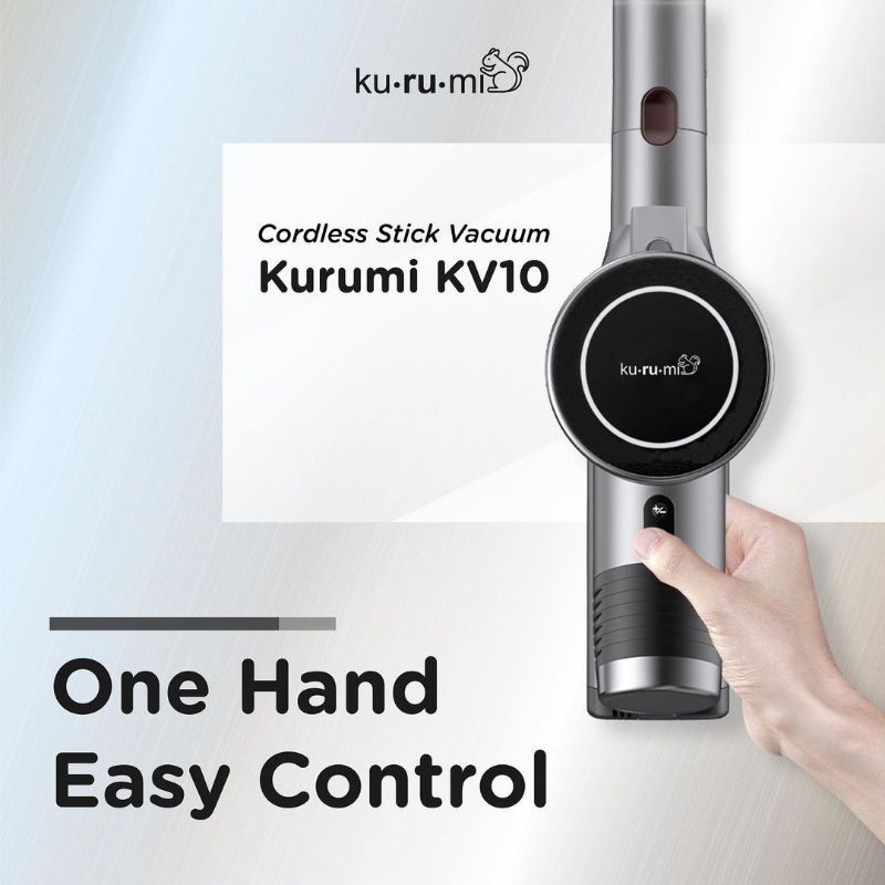 Kurumi KV 10 Powerful Cordless Stick Vacuum Cleaner with Power Drive Mop Head