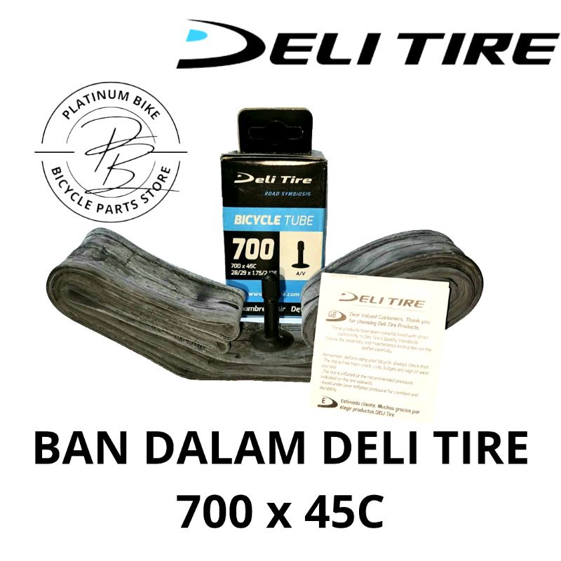 BAN DALAM SEPEDA 700 X 45C 28 x 1.75 28 x 2.125 29 x 1.75 29 x 2.125 DELI TIRE ORIGINAL