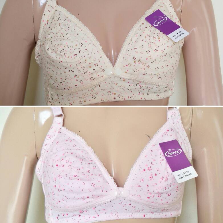 SOREX BH Menyusui / Nursing Bra 8110 Tanpa Kawat + Busa