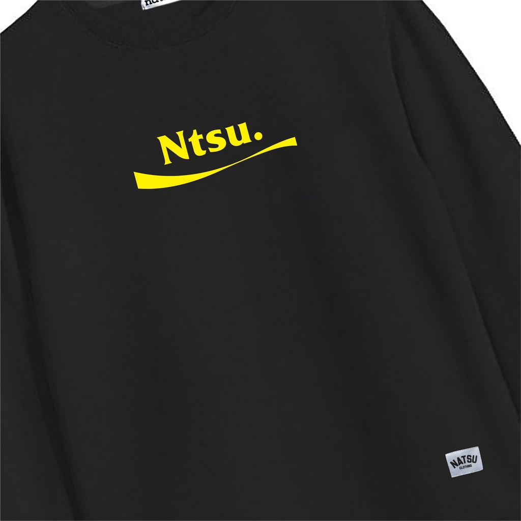 Sweater Crewnect Pria dan Wanita Natsu Co. - Ntsu. Kuning