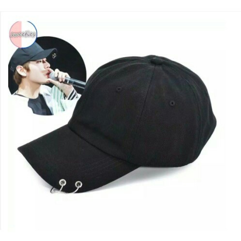 Topi Baseball Ring Cincin Polos Korea Pria /Wanita Kualitas bagus