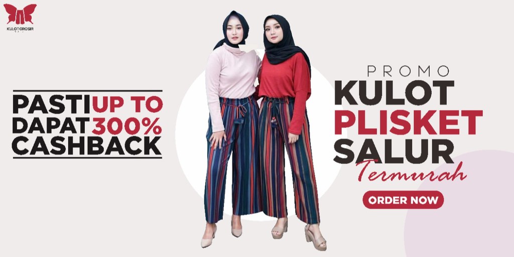 Toko Online kulot grosir murah  Shopee Indonesia