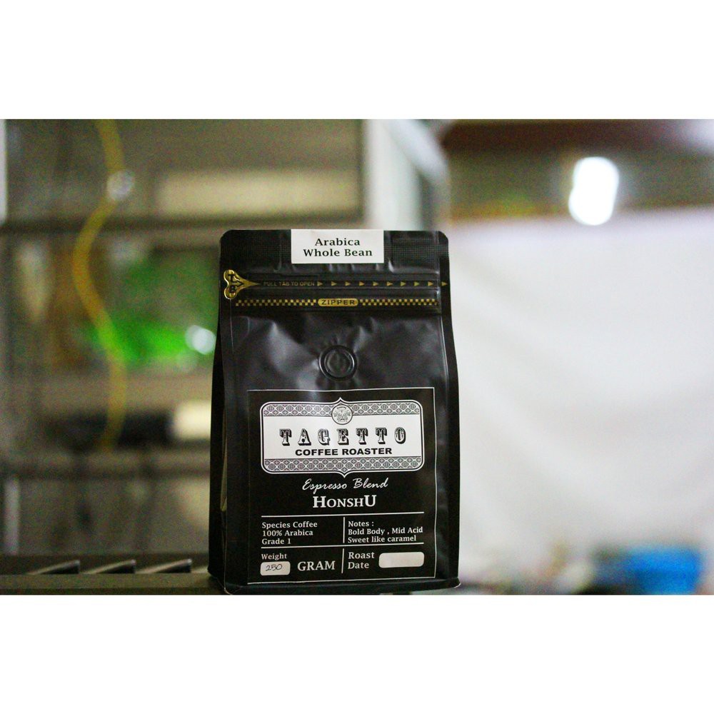 

Espresso Honshu 1KG Tagetto Coffee Blend Full Arabica Berkualitas