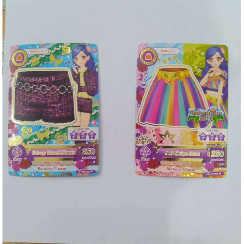 Kartu aikatsu original asli murah sexy bottoms