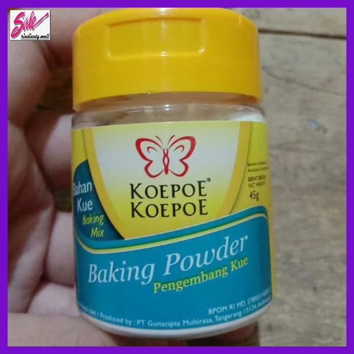 

DERPOWBAKING- BAKING POWDER CAP KUPU KUPU KEMASAN 45GR TERMURAH -ASLIII.