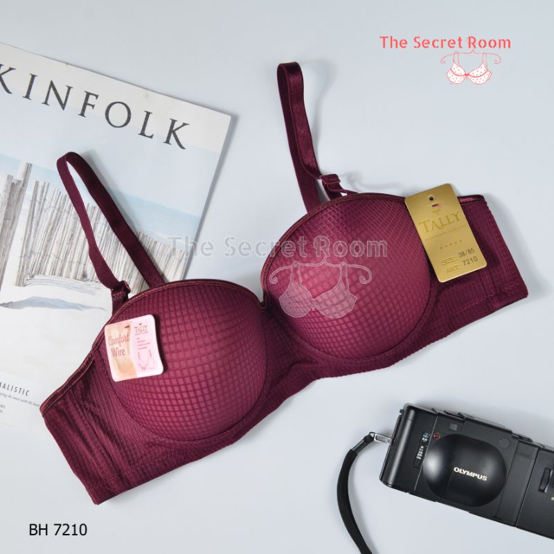 TALLY BRA BH 7210 | CUP B BESAR | BH 1/2 CUP | BUSA SEDANG | ADA KAWAT | SIZE 34 - 38