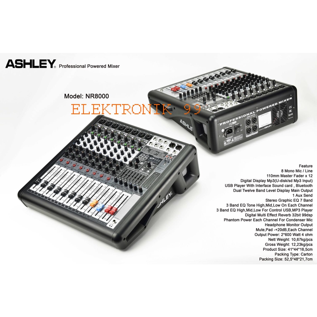 power mixer ashley nr8000 original reverb 99dsp power mixer digital ashley nr 8000