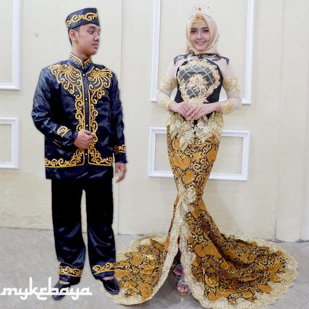 KEBAYA PENGANTIN MODERN BLUDRU EKOR DUYUNG MURAH ...