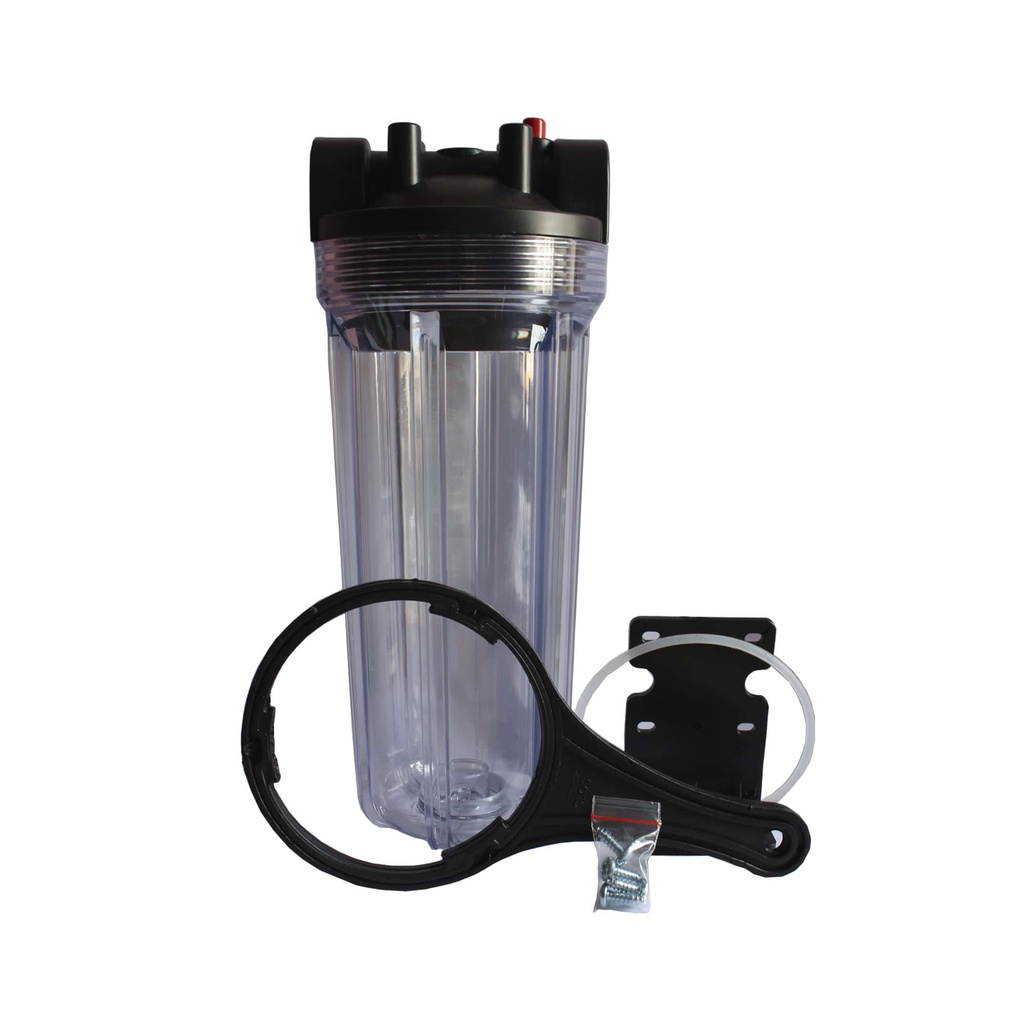 Housing Filter Air Nanotec 10&quot; Clear Drat 3/4&quot;