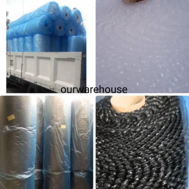 

BUBBLE WRAP, BUBBLE WRAPPING ROLL PLASTIK BIRU 125 CM X 50 METER FULL (GOSEND ONLY)