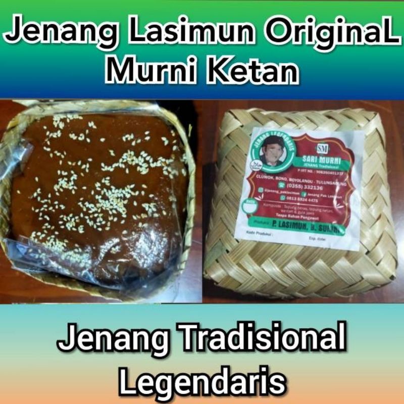 

promo jenang ketan murni lasimun dan madumongso barokah