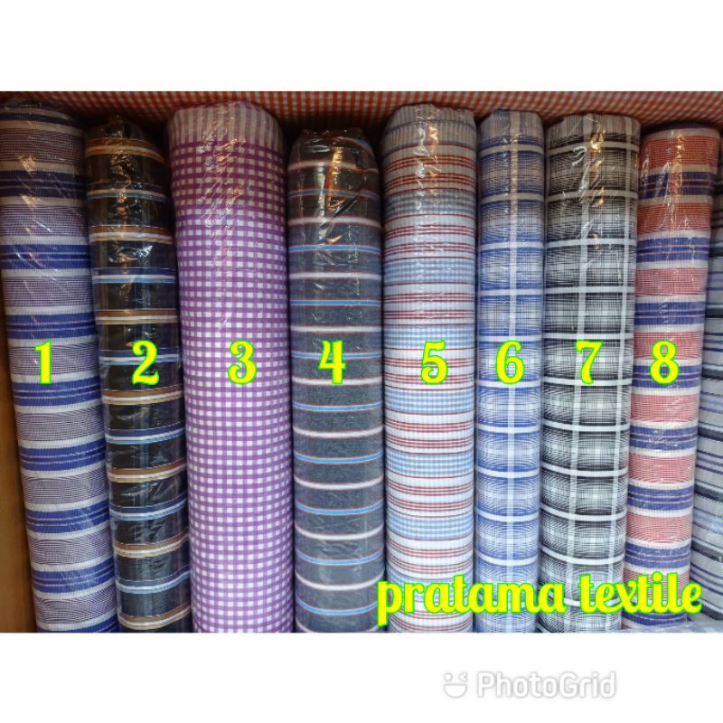Bahan kemeja katun/katun italy import original
