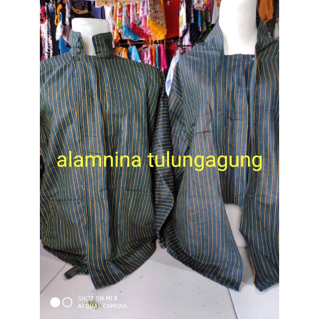 Baju atasan kebaya sorjan Surjan lurik bayi anak dewasa