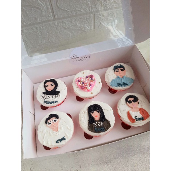 

Po Cupcakes Karakter - Hampers isi 6