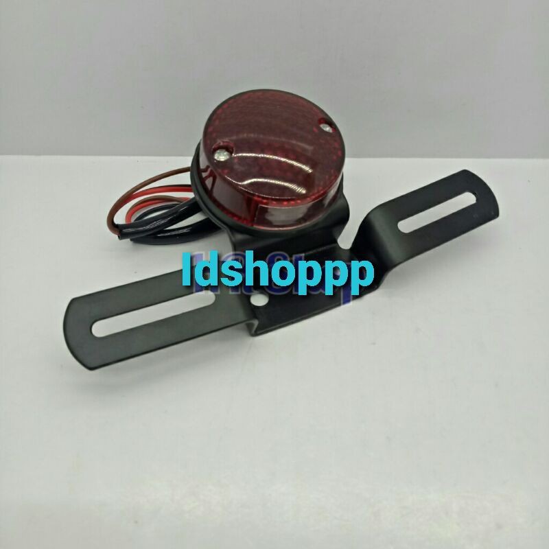 Lampu Stop Bulat Besi Tralis Japstyle - Lampu Stop Clasic Besi Tralis Grill Universal Motor Custom