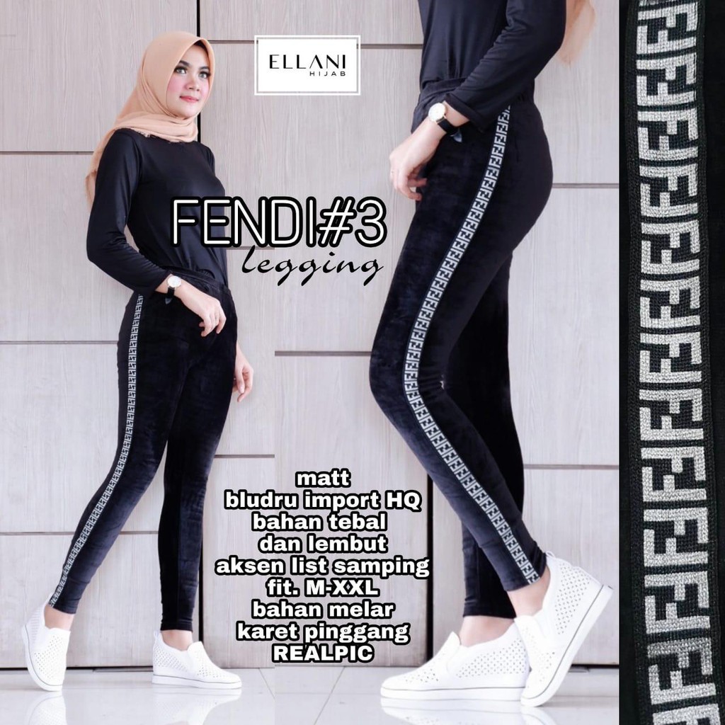 FENDI #3 LEGGING PANTS Girls Muslim Casual