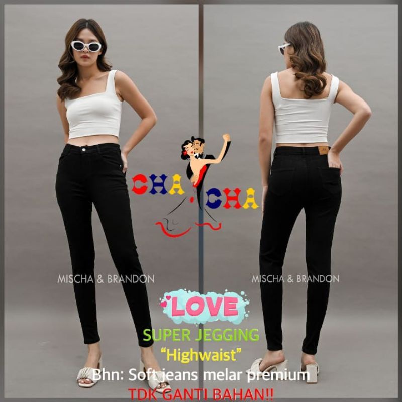 CELANA JEANS PENCIL HITAM MISCHA BRANDON/CELANA JEANS PREMIUM