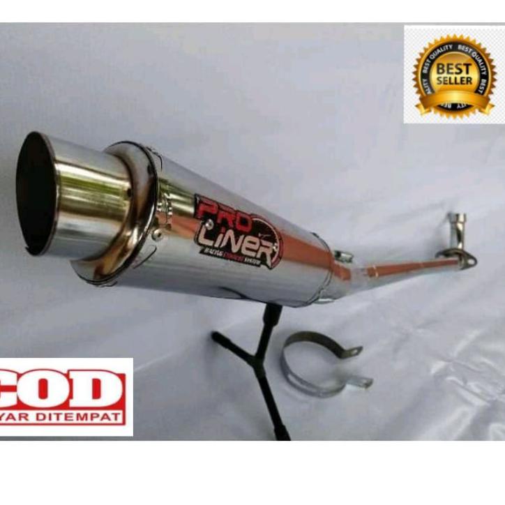 [ENJ] Knalpot Racing prolinear full crum Supra x/Supra fit/Jupiter z/Vega r/Revo/karisma/Blade/supra