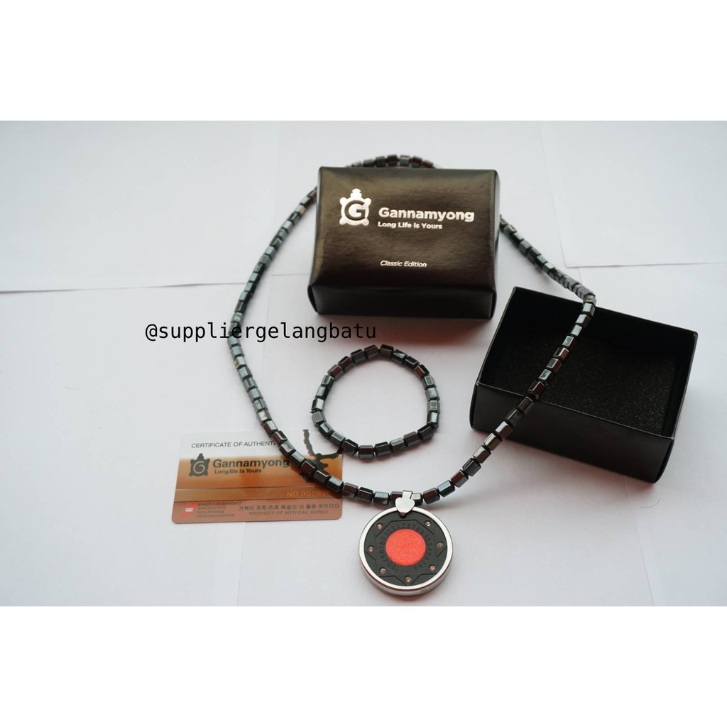 PROMO Kalung bioglass quantum ORANGE BIOMAGNET bonus gelang sertifikat