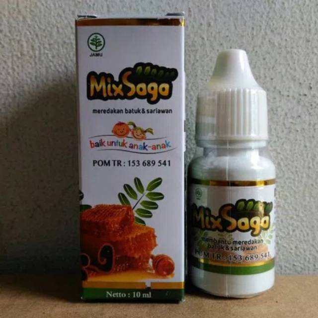 

Mix Saga obat batuk sariawan anak