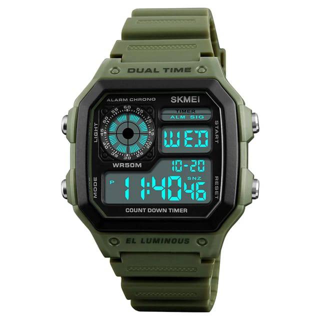 Jam Tangan Digital Green Army