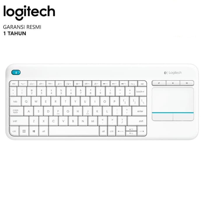 Logitech Wireless Touch Keyboard K400 Plus Original Garansi Resmi