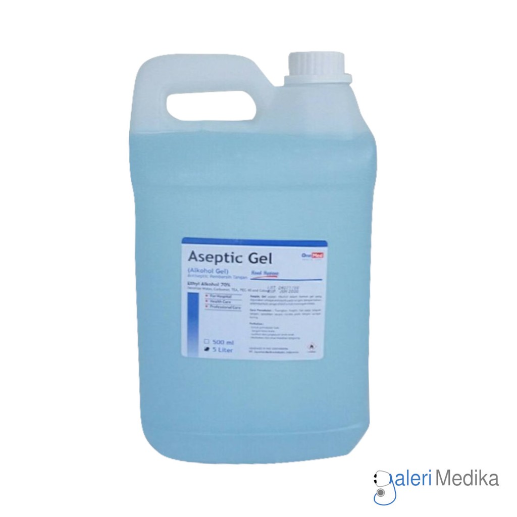 Antiseptik/Aseptic Gel Onemed 5 Liter (KHUSUS GOJEK)