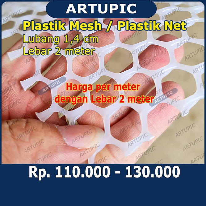 Plastik MESH METERAN Plastic Net Alas Lantai Kandang Ayam DOC Broiler Pedaging Puyuh DOQ Kawat MESH