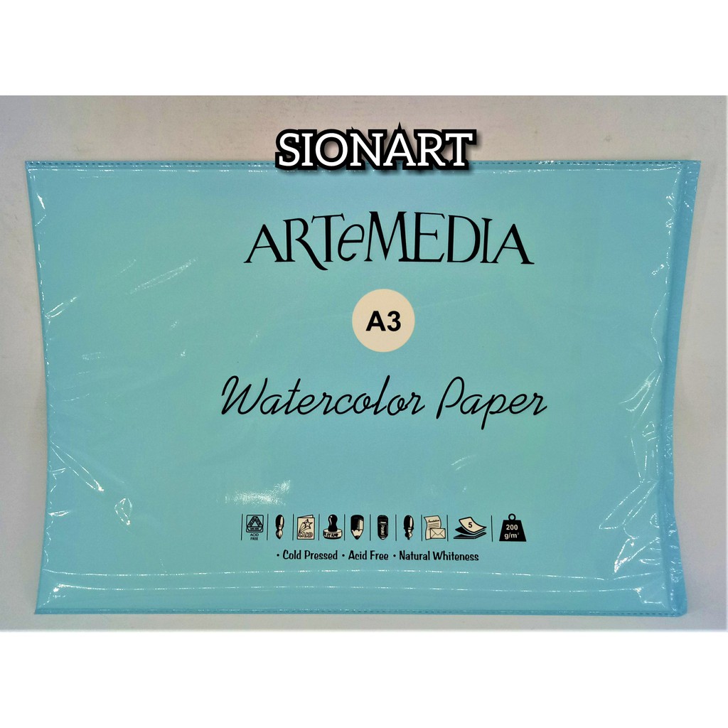 

ARTeMEDIA Watercolor Paper A3 (5 lembar)