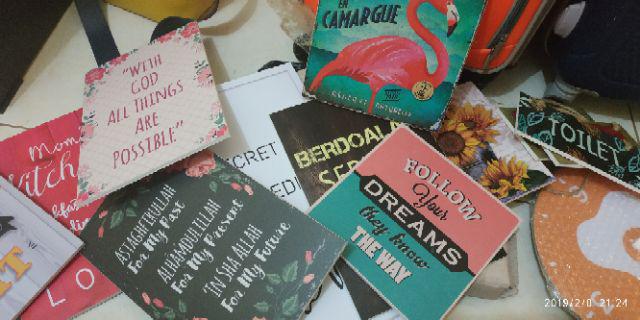 Wooden Projects Hiasan Pajangan Dinding Vintage Flamingo - Pf2